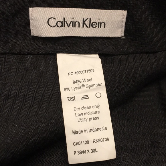 CALVIN KLEIN Men’s Straight Leg Trouser Pants - Picture 8 of 8